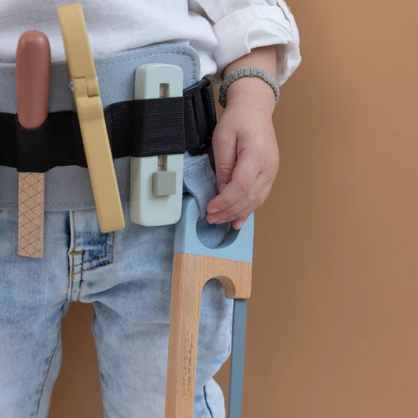 Buy Little Dutch Tool Belt and Wooden Tools | for kids by Learning Bugs UK