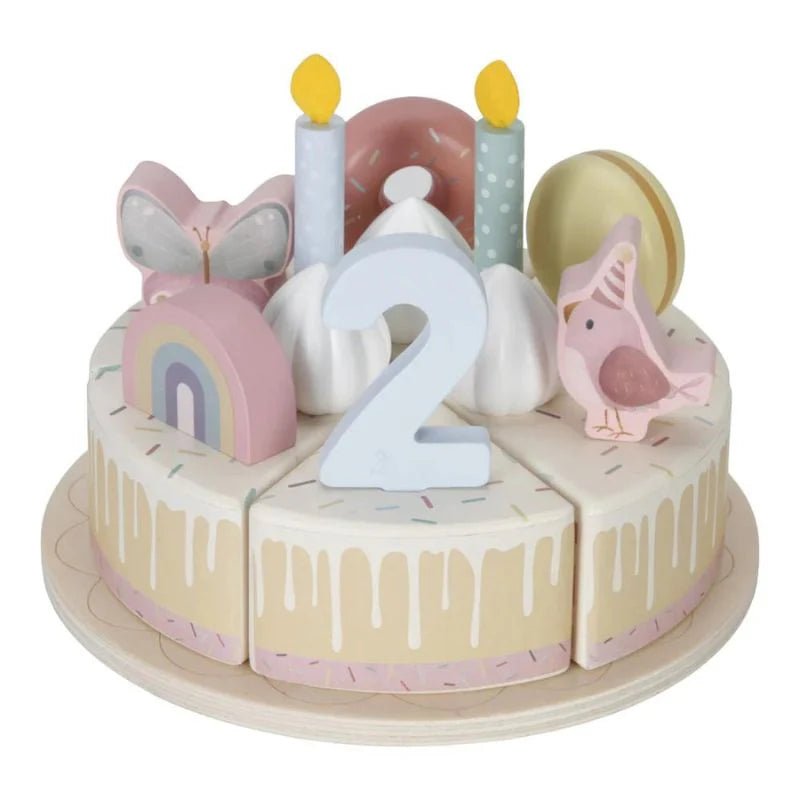Buy Little Dutch Wooden Birthday Cake | for kids by Learning Bugs UK