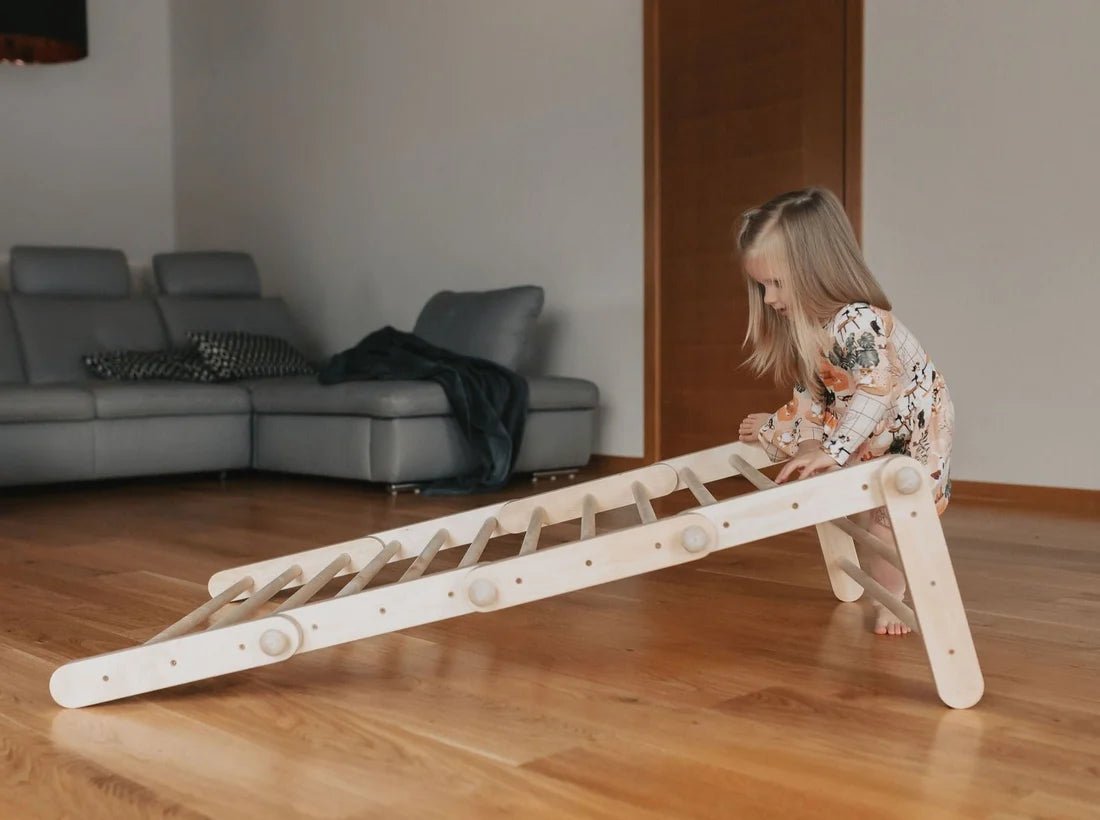 FIPITRI Pikler Triangle, 5 Segment Modifiable Climbing Frame – Climbing Frame for children, available at Learning Bugs UK