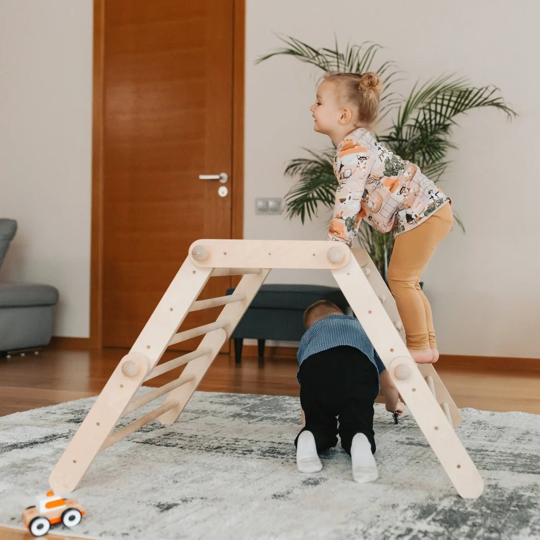FIPITRI Pikler Triangle, 5 Segment Modifiable Climbing Frame – Climbing Frame for children, available at Learning Bugs UK