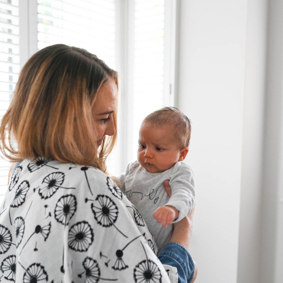 Plant Print 3 Pack Muslins – Muslin squares for children, available at Learning Bugs UK