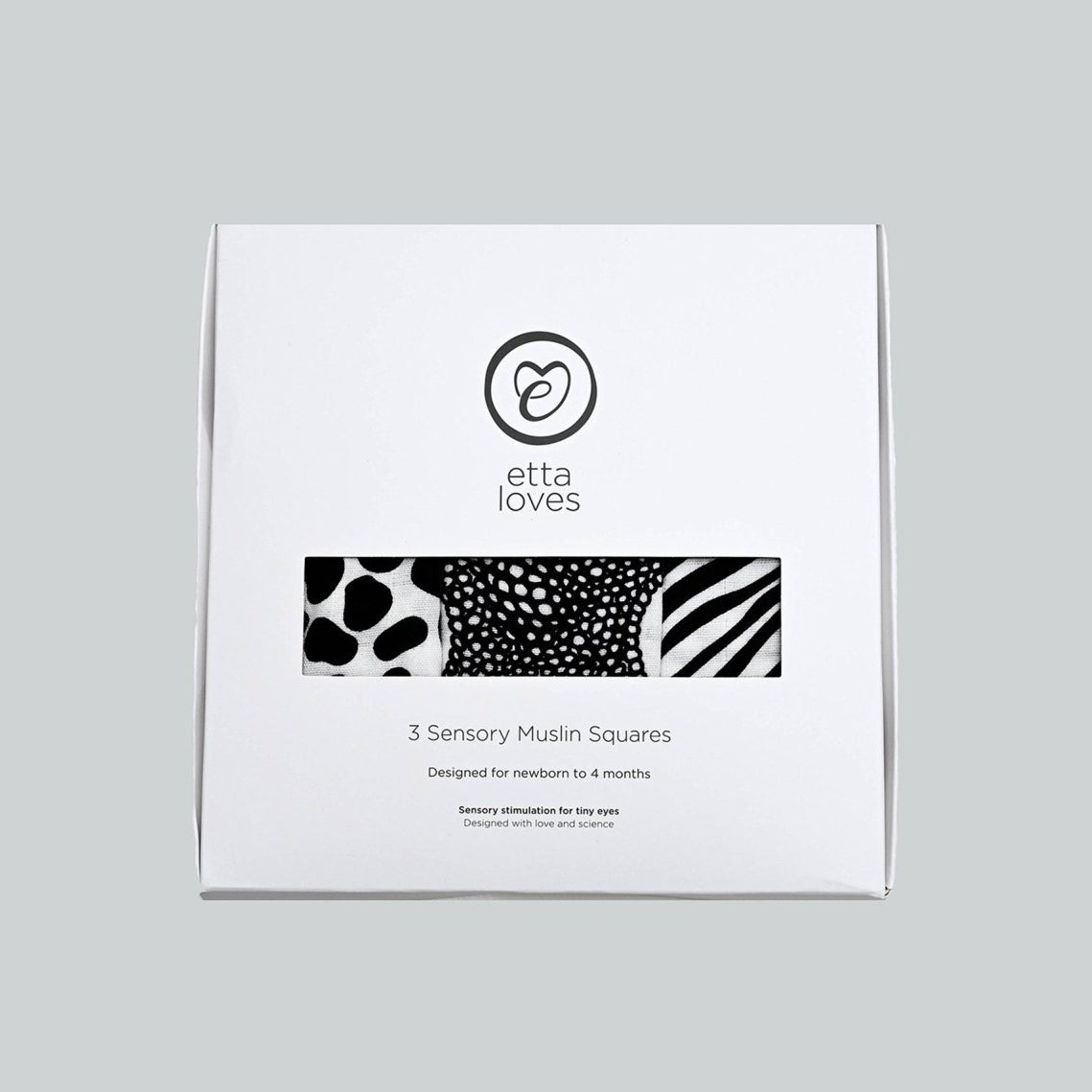 Animal Print Muslin 3-Pack – Muslin squares for children, available at Learning Bugs UK