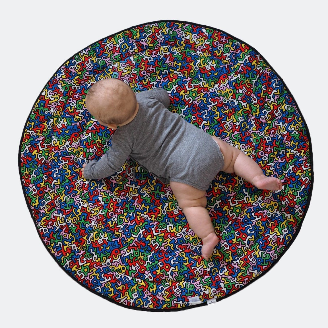 ETTA LOVES x KEITH HARING Playmat - reversible – Playmat for children, available at Learning Bugs UK