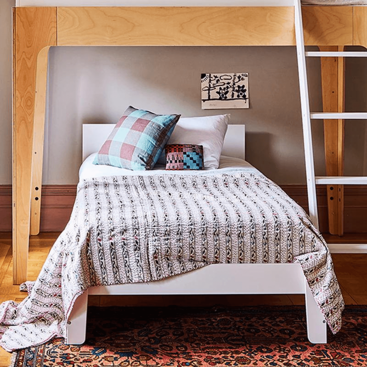 Oeuf Perch Single Bed - White, view 2