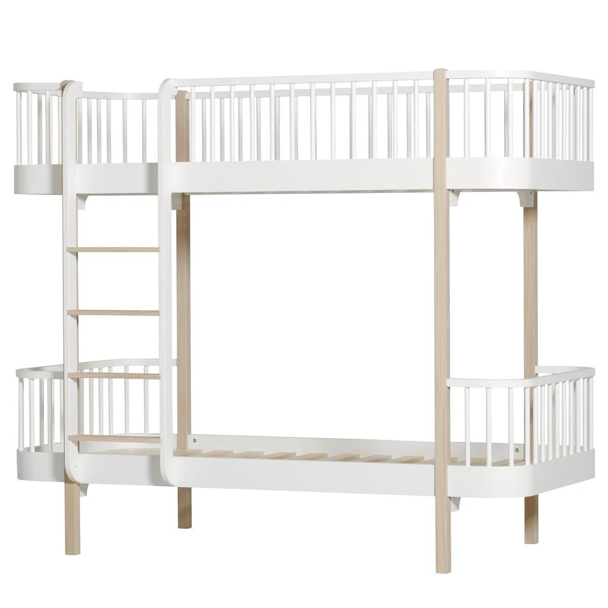 Wood Original Bunk Bed - White/Oak – Bunk Beds for children, available at Learning Bugs UK