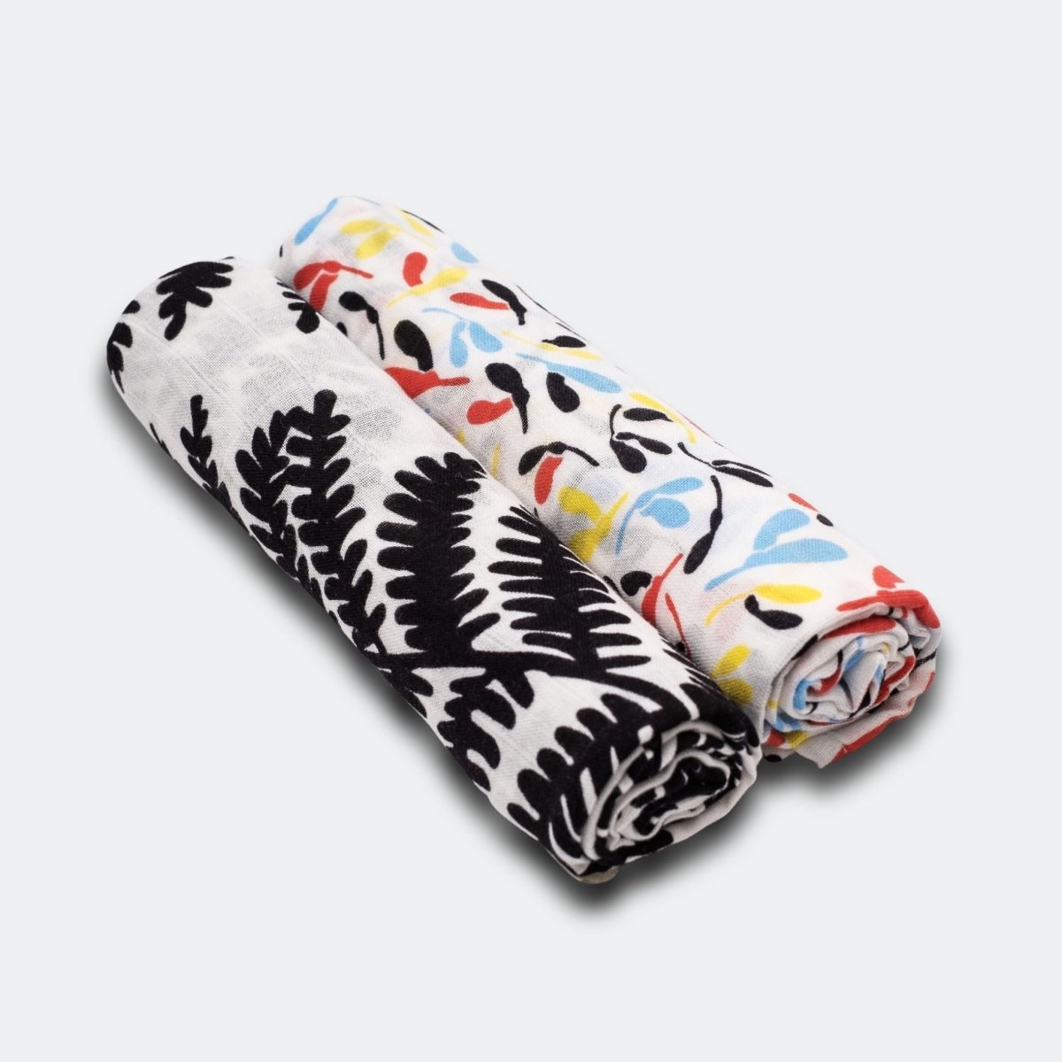Plant Print Muslin 2 Pack – Muslin squares for children, available at Learning Bugs UK