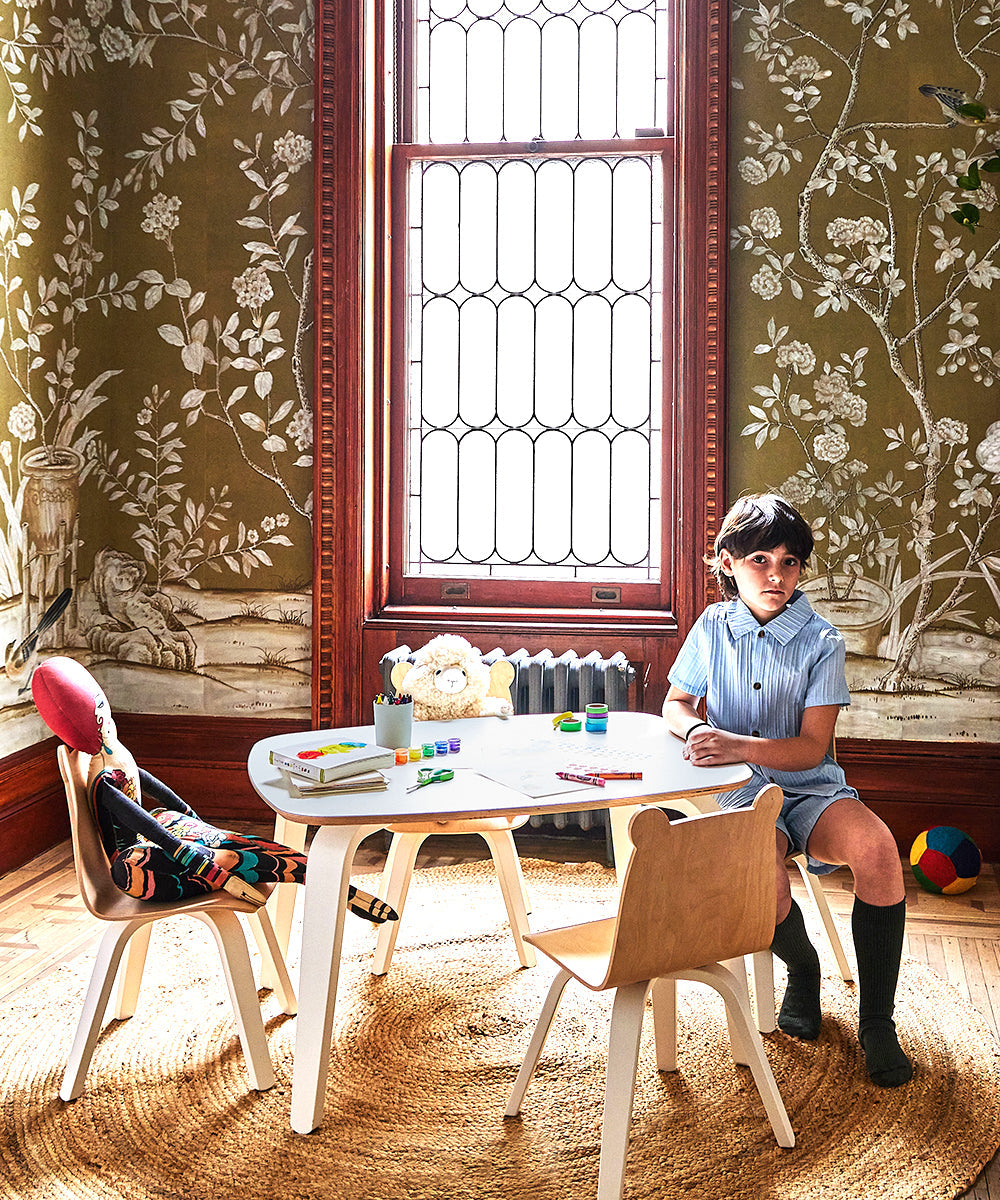 Oeuf Play Table - White, view 2