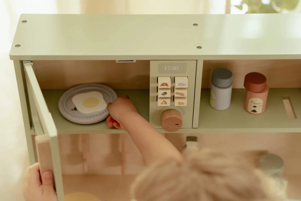 Little Dutch Wooden Play Kitchen Mint – Play Kitchens for children, available at Learning Bugs UK