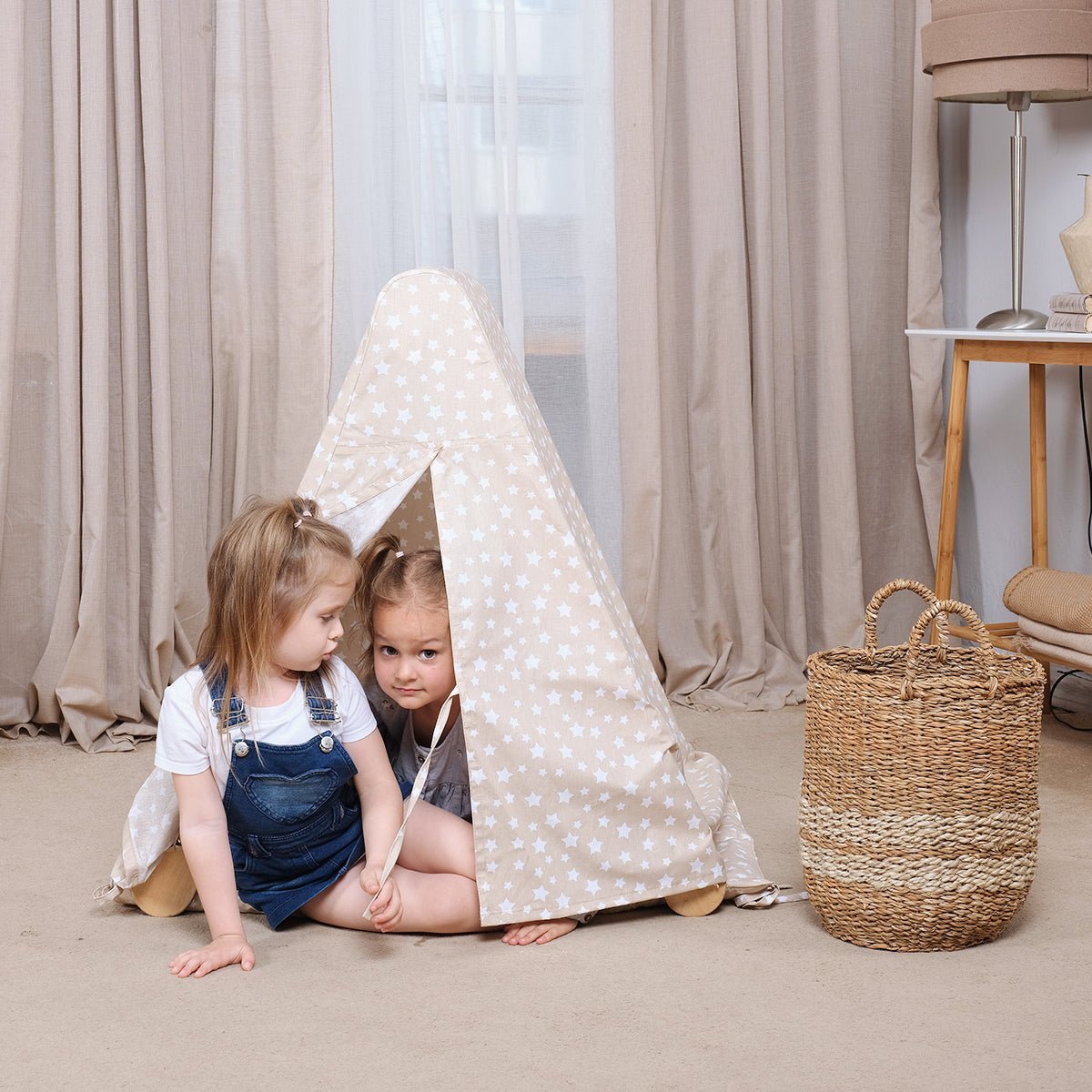 Goodevas Play Tent Cover with Mat for Pikler Triangle – Accessories for children, available at Learning Bugs UK