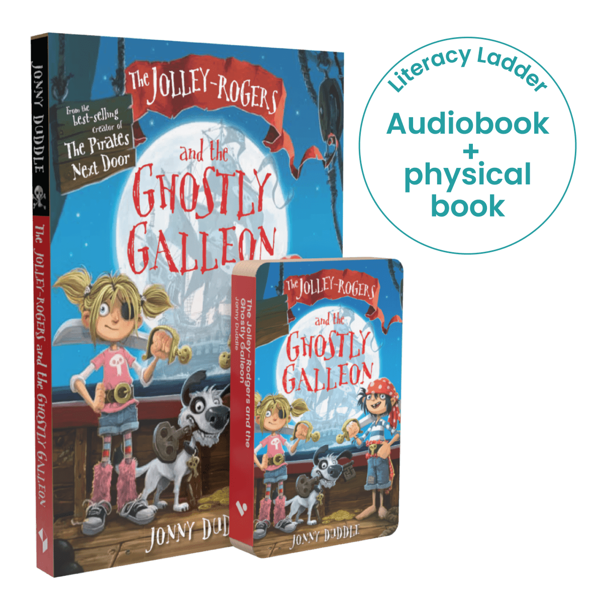 The Jolley - Rogers and the Ghostly Galleon Audio + Print Bundle – Audiobooks Bundle for children, available at Learning Bugs UK