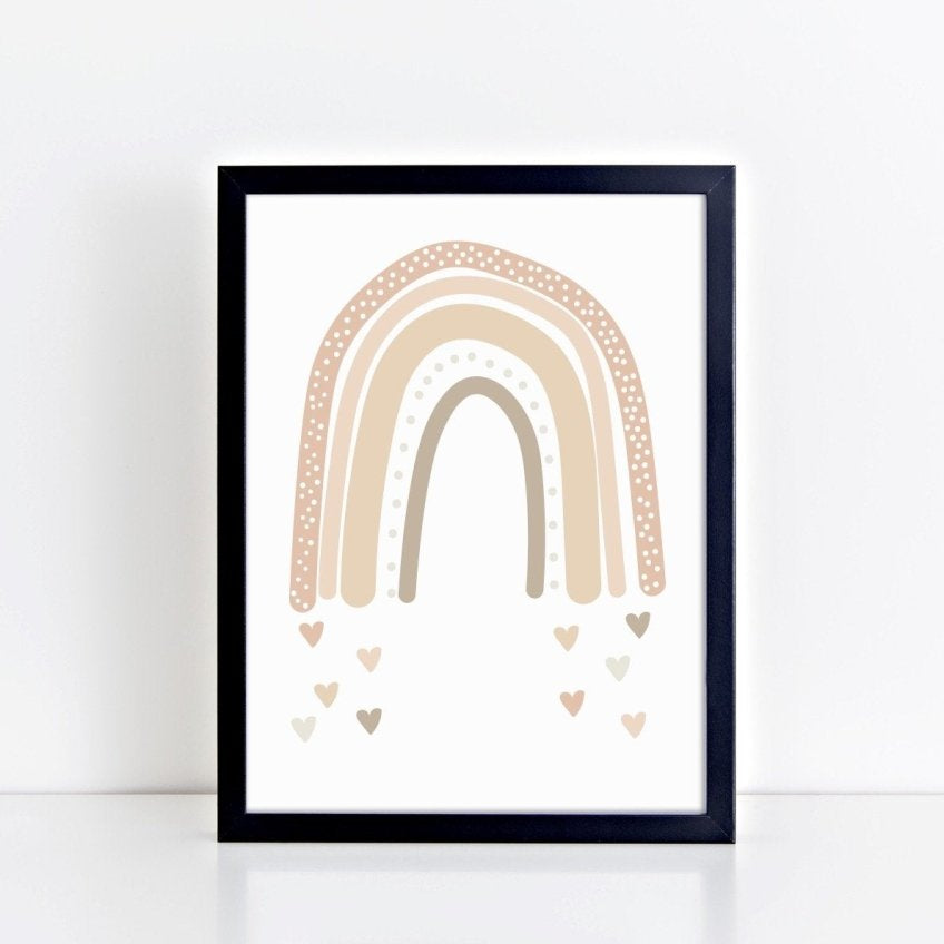 Rainbow Love - neutrals – Rainbows for children, available at Learning Bugs UK