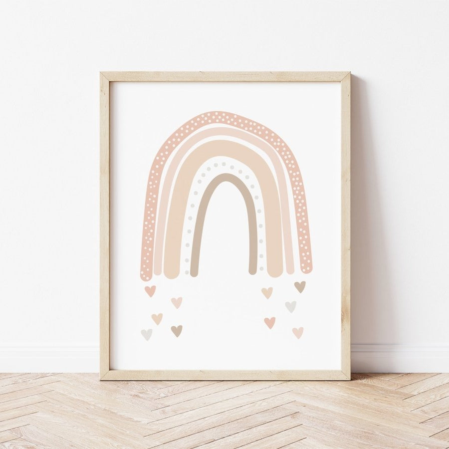 Rainbow Love - neutrals – Rainbows for children, available at Learning Bugs UK