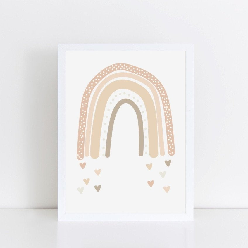 Rainbow Love - neutrals – Rainbows for children, available at Learning Bugs UK