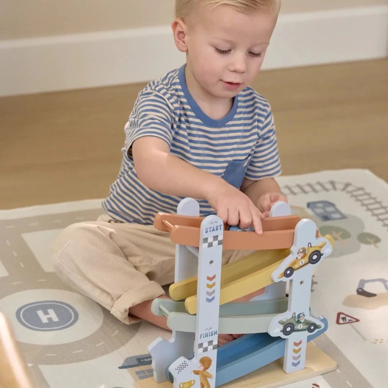 Little Dutch Forest Friends Activity Table & Blue Ramp Racer Bundle – Activity Tables for children, available at Learning Bugs UK