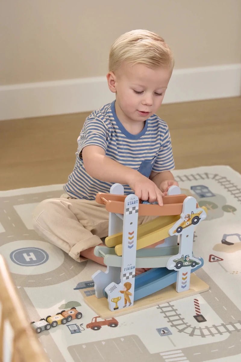 Little Dutch Forest Friends Activity Table & Blue Ramp Racer Bundle – Activity Tables for children, available at Learning Bugs UK