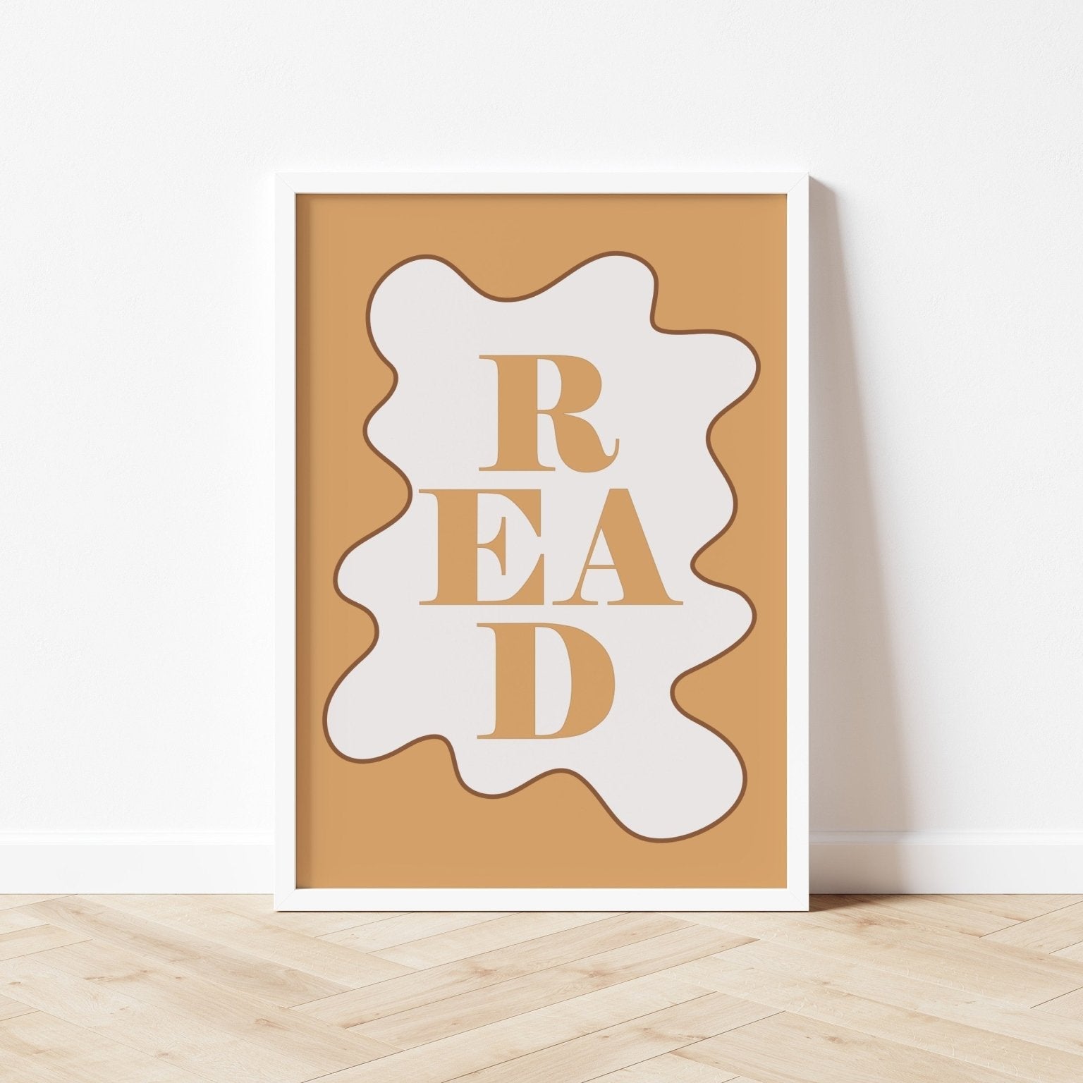 Buy READ - Wavy Edition - Fine Art Print | for kids by Learning Bugs UK