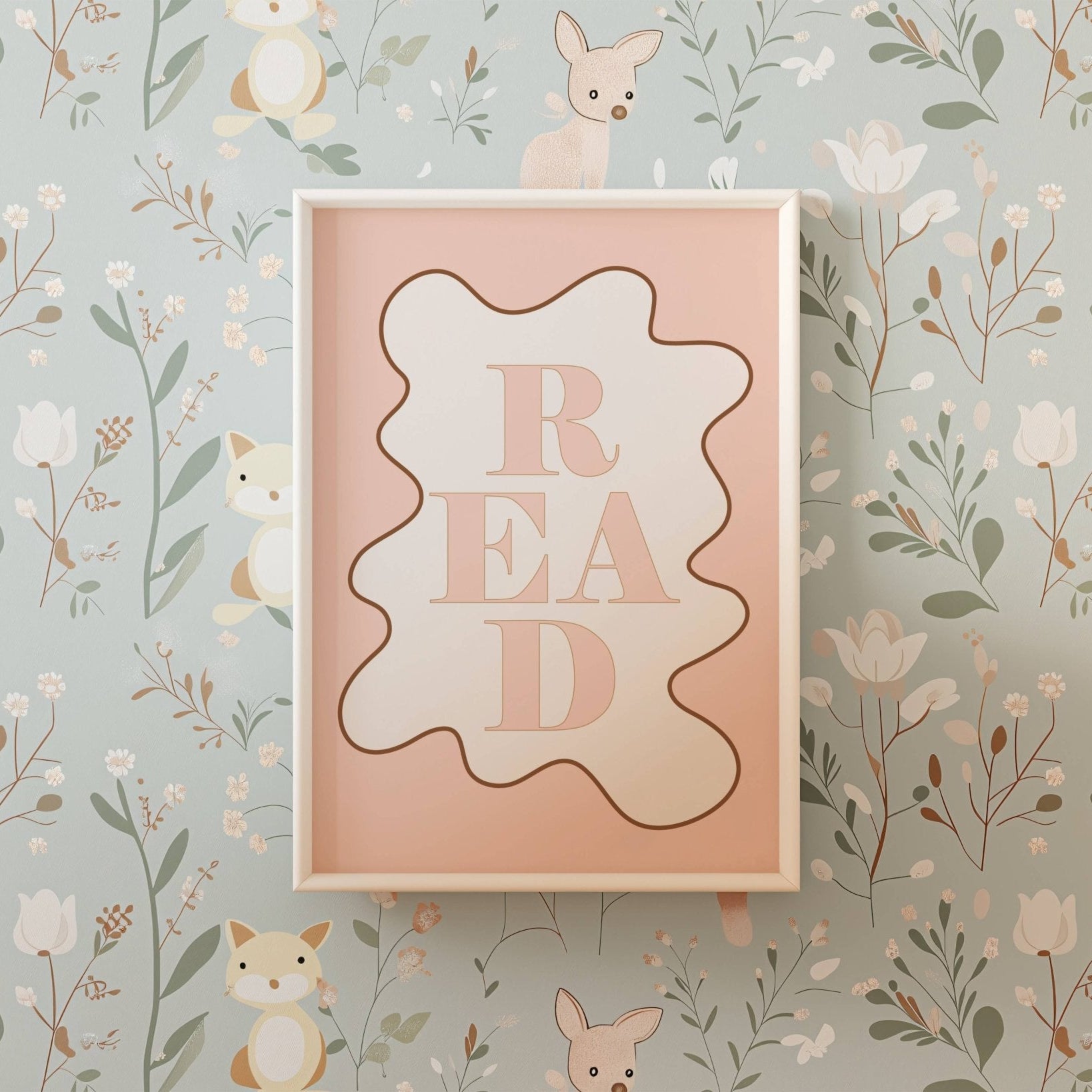 Buy READ - Wavy Edition - Fine Art Print | for kids by Learning Bugs UK