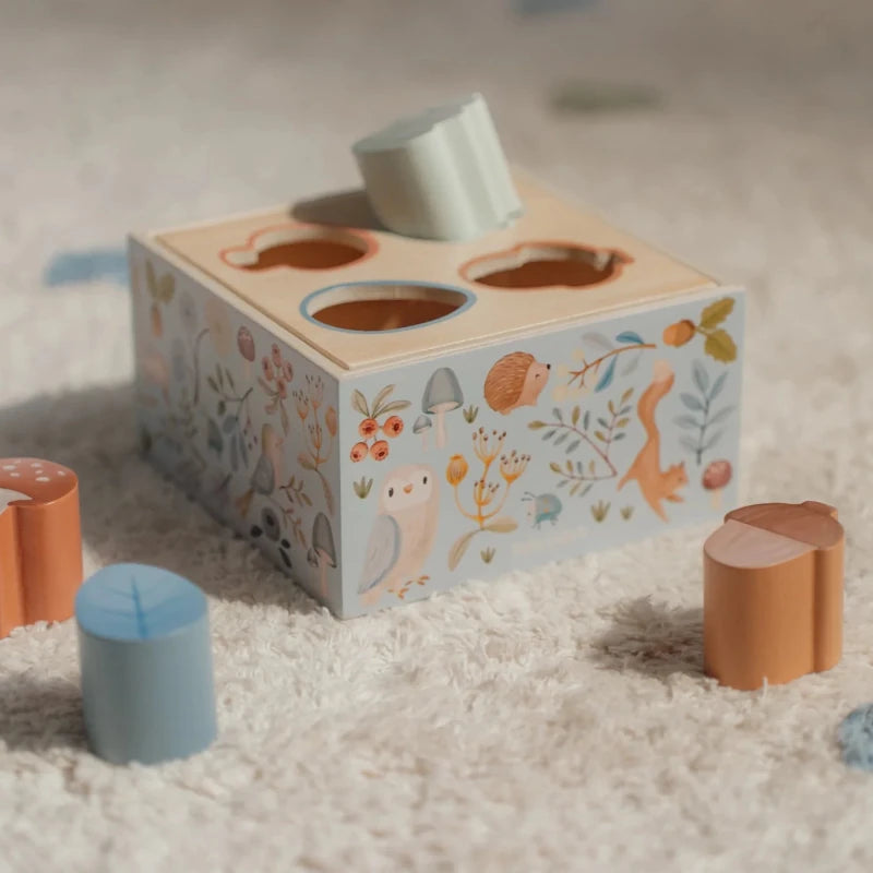 Shape Sorter Forest Friends FSC – for children, available at Learning Bugs UK