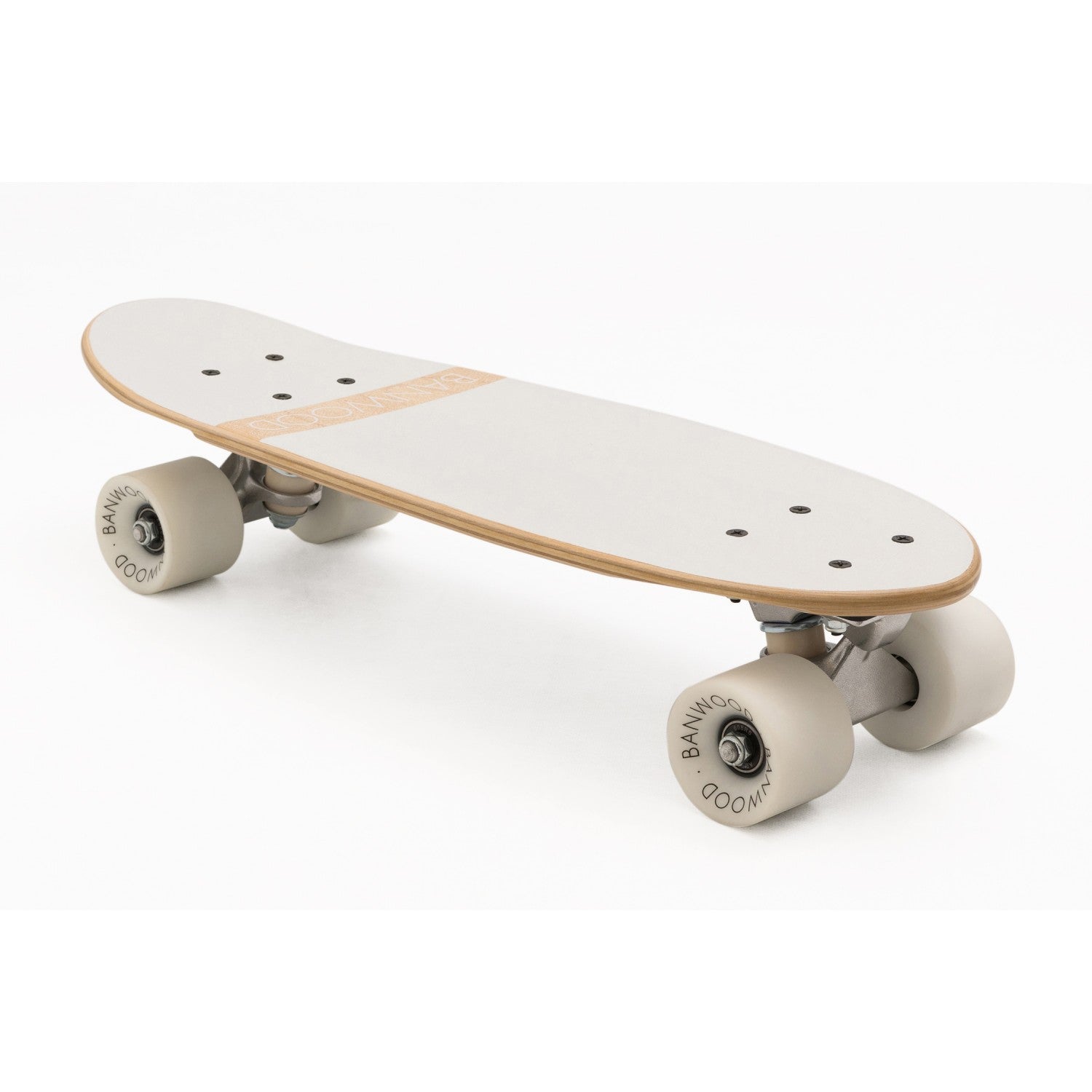 Banwood Skateboard – Kids Maple Deck Skateboard (White)