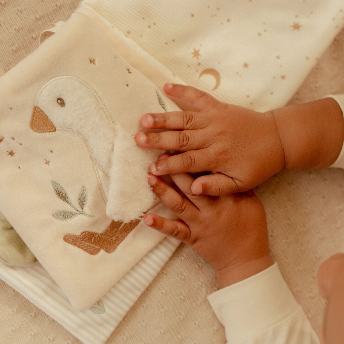 Soft Activity Book Newborn Naturals – Soft Toys for children, available at Learning Bugs UK