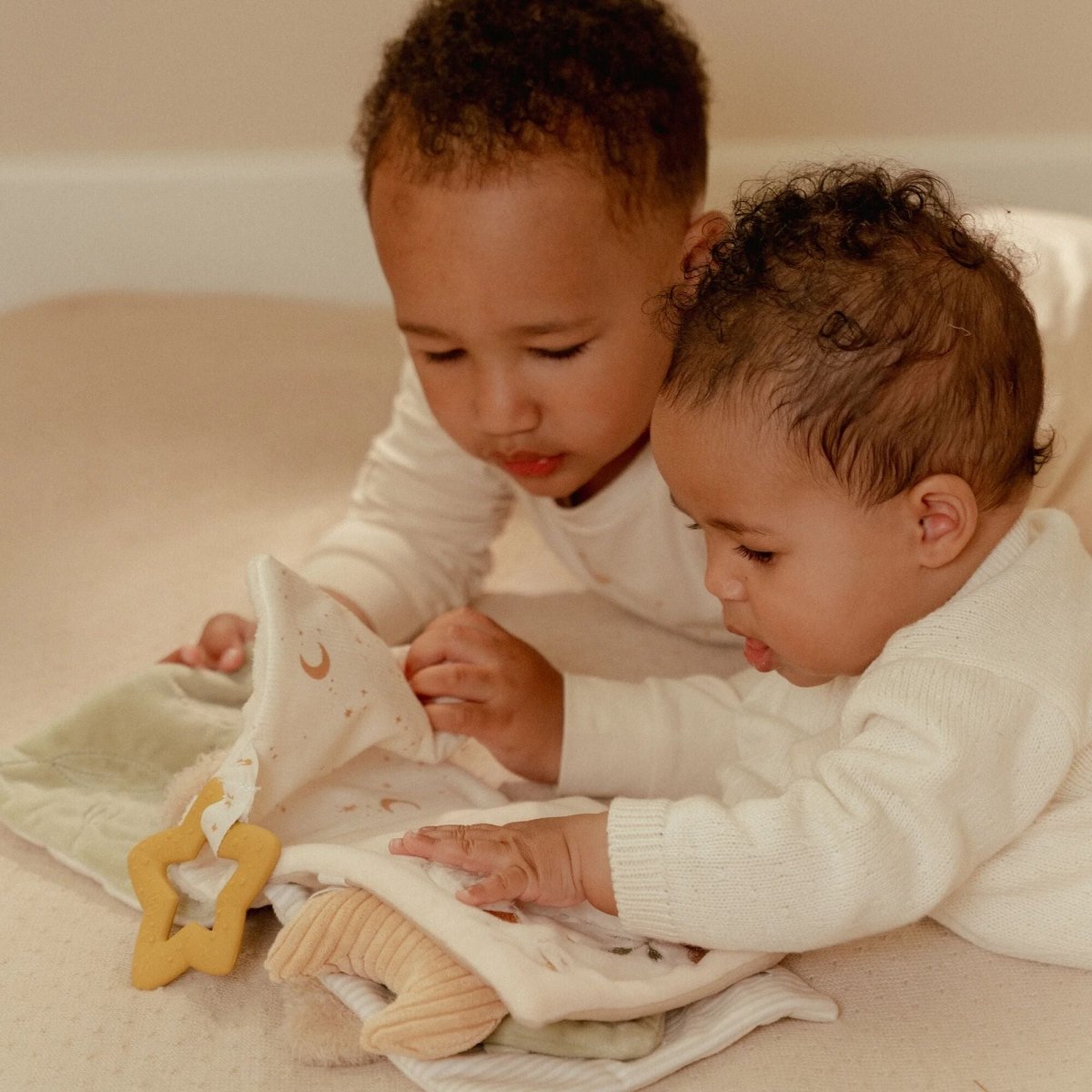 Soft Activity Book Newborn Naturals – Soft Toys for children, available at Learning Bugs UK