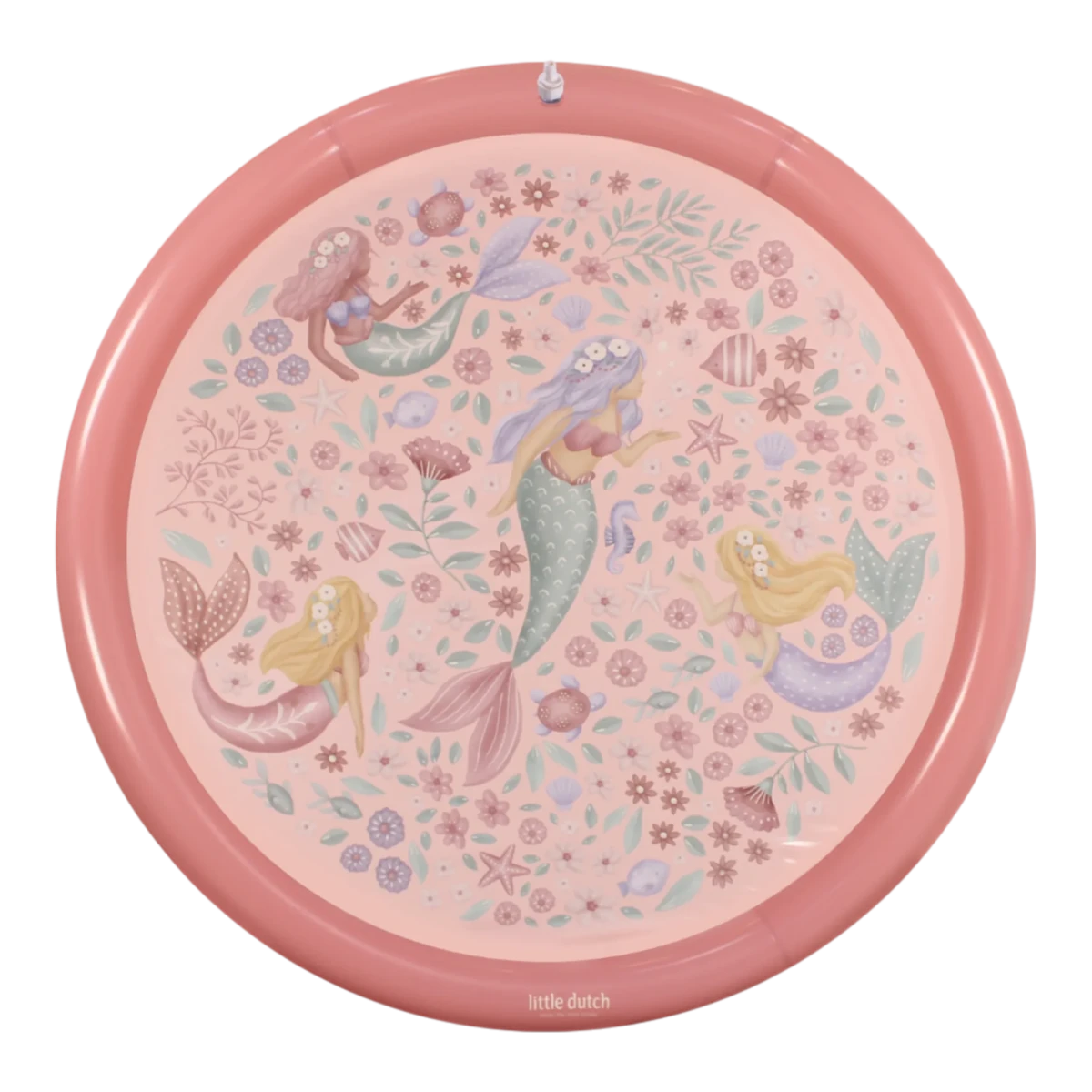 Little Dutch Sprinkler Mat 150cm - Ocean World & Dreamy Mermaid – Sprinkler Mat for children, available at Learning Bugs UK