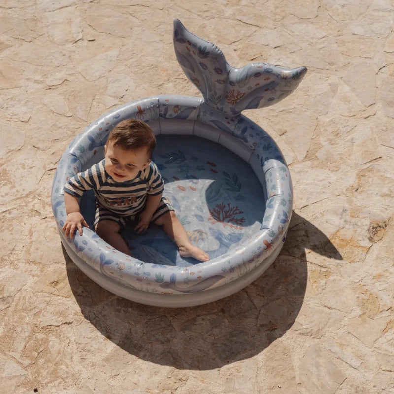 Little Dutch Paddling Pool 80cm - Ocean World & Mermaid – Pool for children, available at Learning Bugs UK