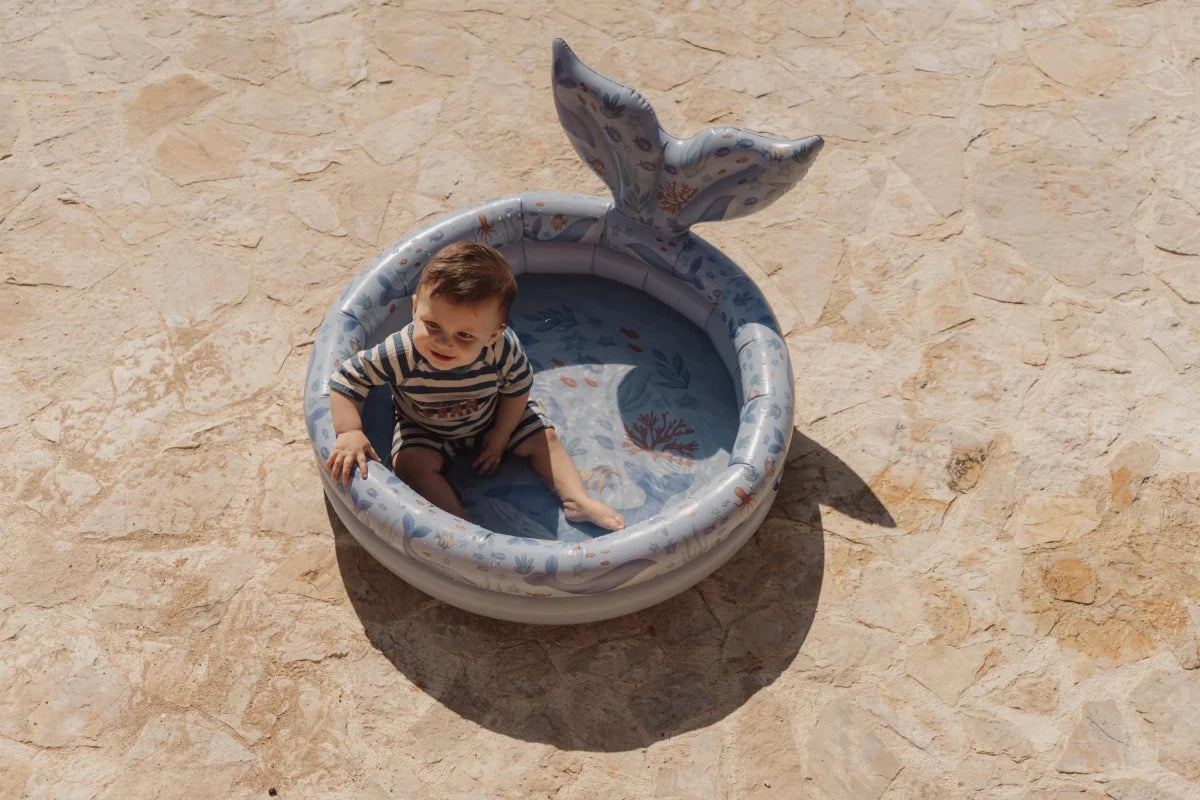Little Dutch Paddling Pool 80cm - Ocean World & Mermaid – Pool for children, available at Learning Bugs UK