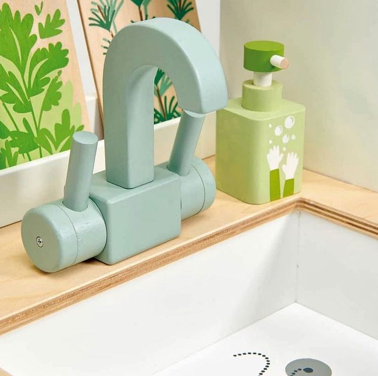 Buy Tender Leaf Kitchen Range | Wooden toy kitchen for kids by Learning Bugs UK