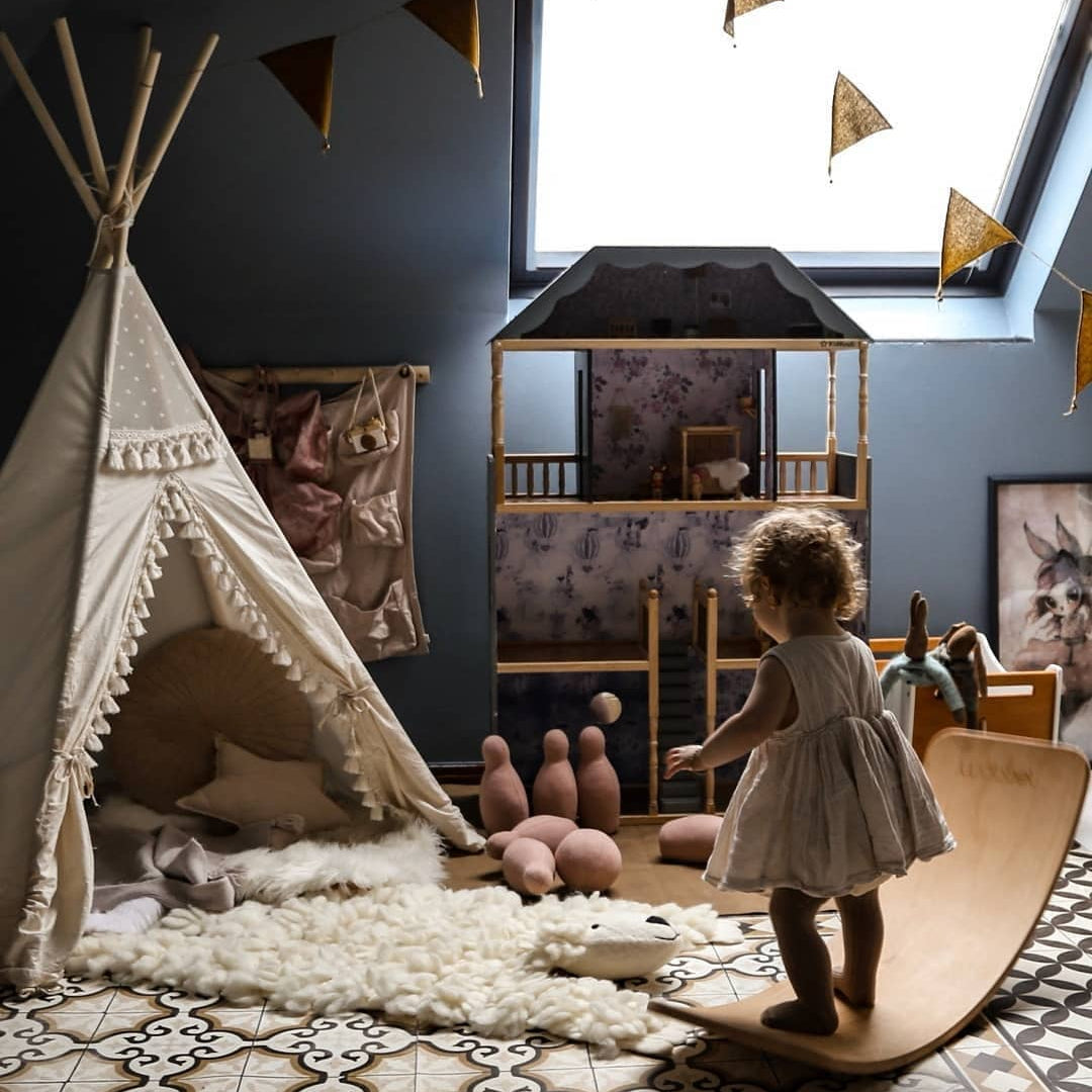 MINICAMP Boho Kids Teepee with Tassels – Teepees for children, available at Learning Bugs UK