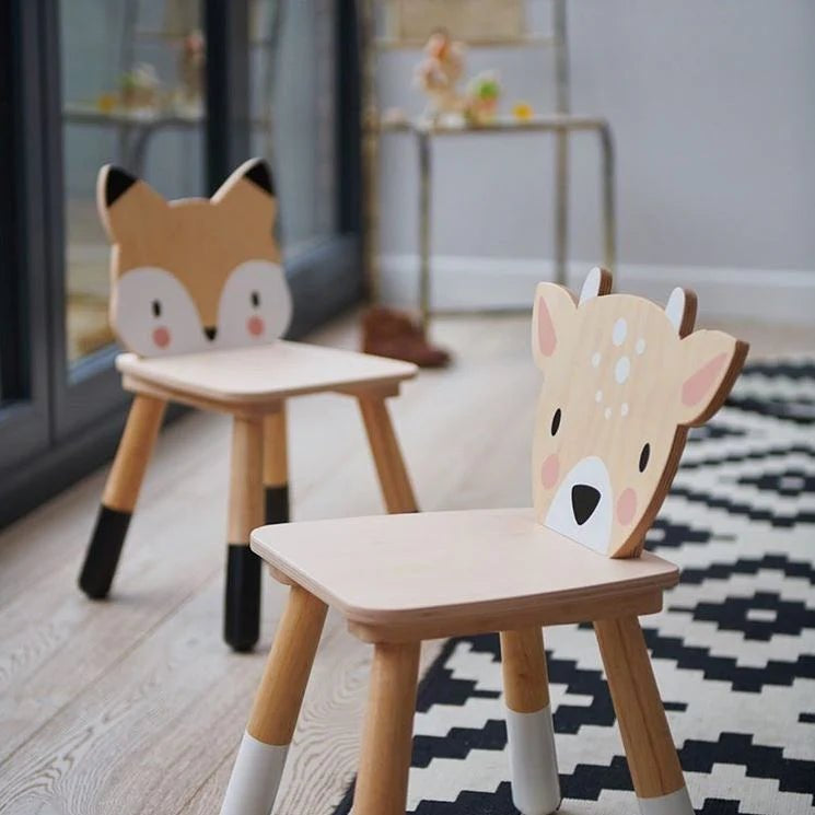 Buy Forest Fox Chair - Wooden Toddler Seat | for kids by Learning Bugs UK