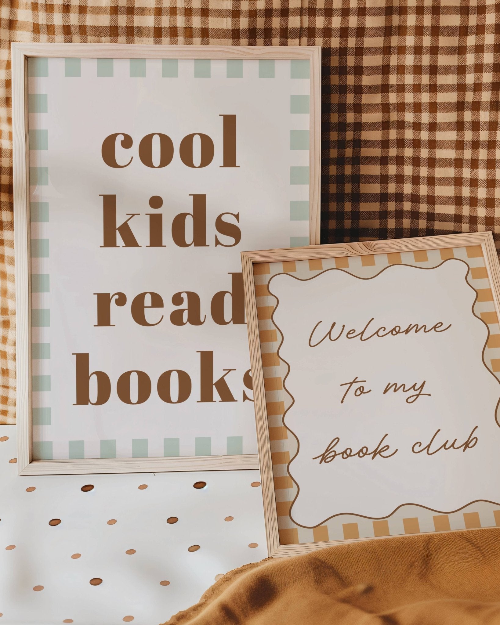 Welcome to My Book Club - Checkerboard Edition