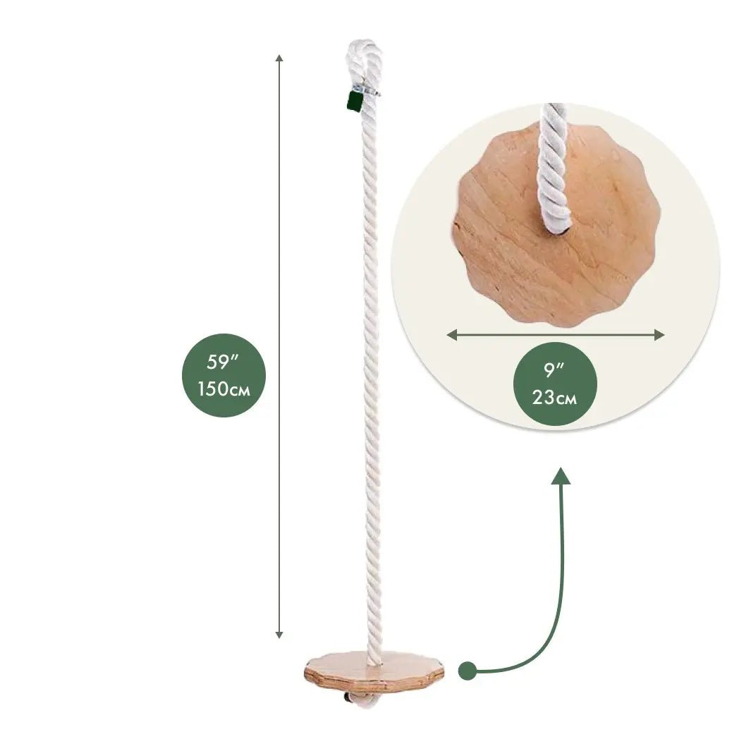 Wooden Rope Swing for Kids – Swing for children, available at Learning Bugs UK