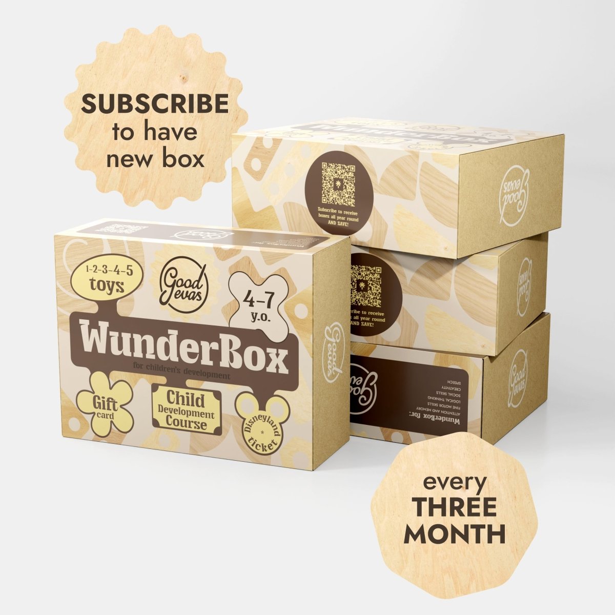 WunderBox 4 to 7 Years Old – Developmental Box – Educational Toy Set for children, available at Learning Bugs UK