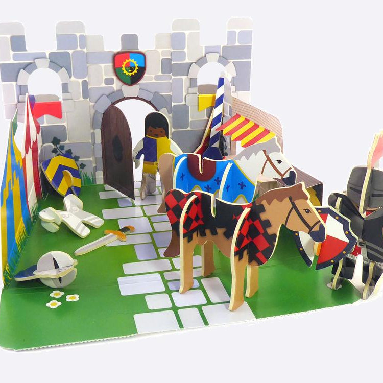 Playpress - Knights Castle Eco-Friendly Playset by Playpress - Learning Bugs UK