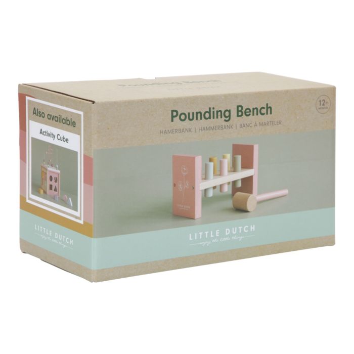Little Dutch Pounding Bench Wild Flowers by Little Dutch - Learning Bugs UK