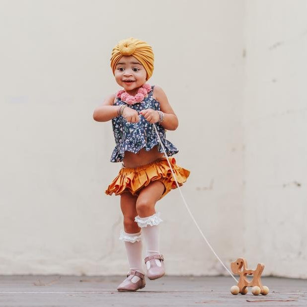 Wooden Dog Pull Along Toy by Poppy Baby Co - Learning Bugs UK