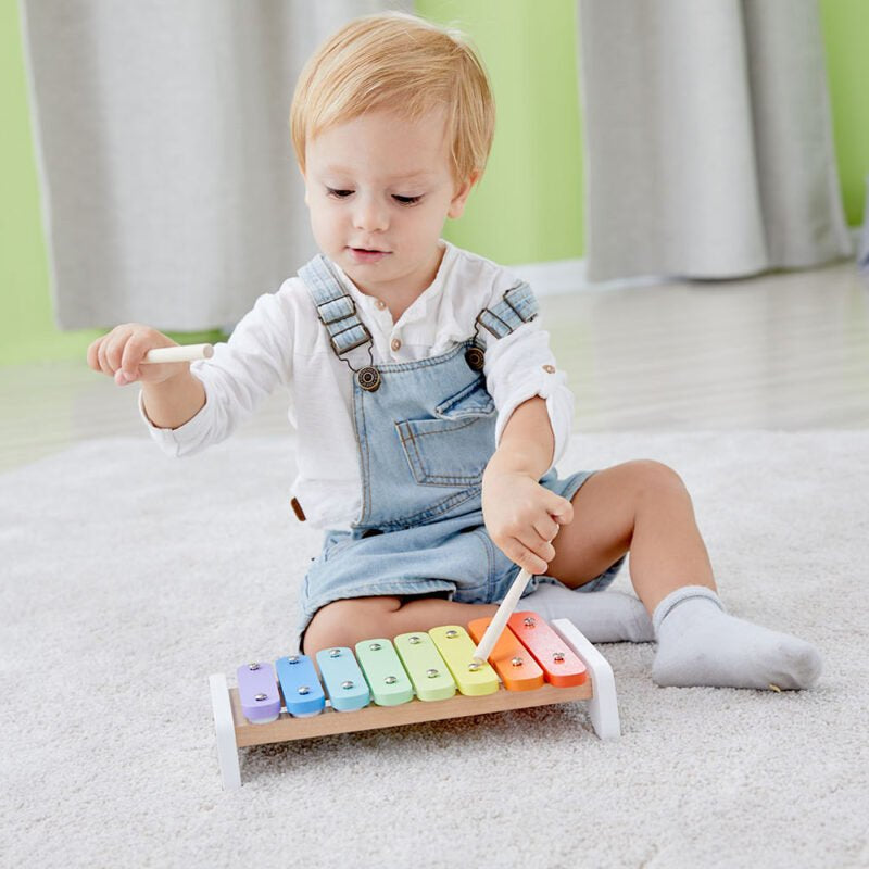 Classic World Rainbow Xylophone by Classic World Toys - Learning Bugs UK