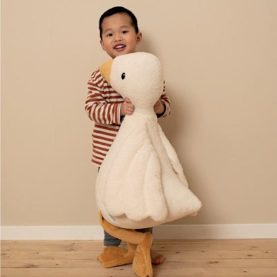 Little Dutch Cuddly Toy Little Goose XL 60 cm by Little Dutch - Learning Bugs UK