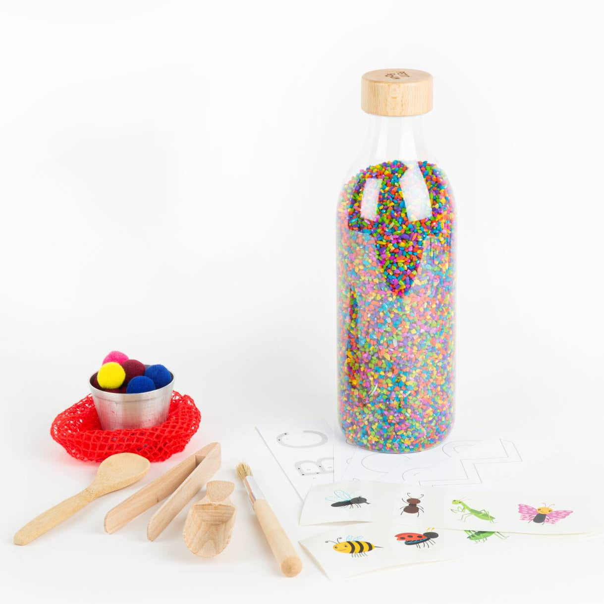 Petit Boum - Rice WOW Touch Bottle by Petit Boum - Learning Bugs UK