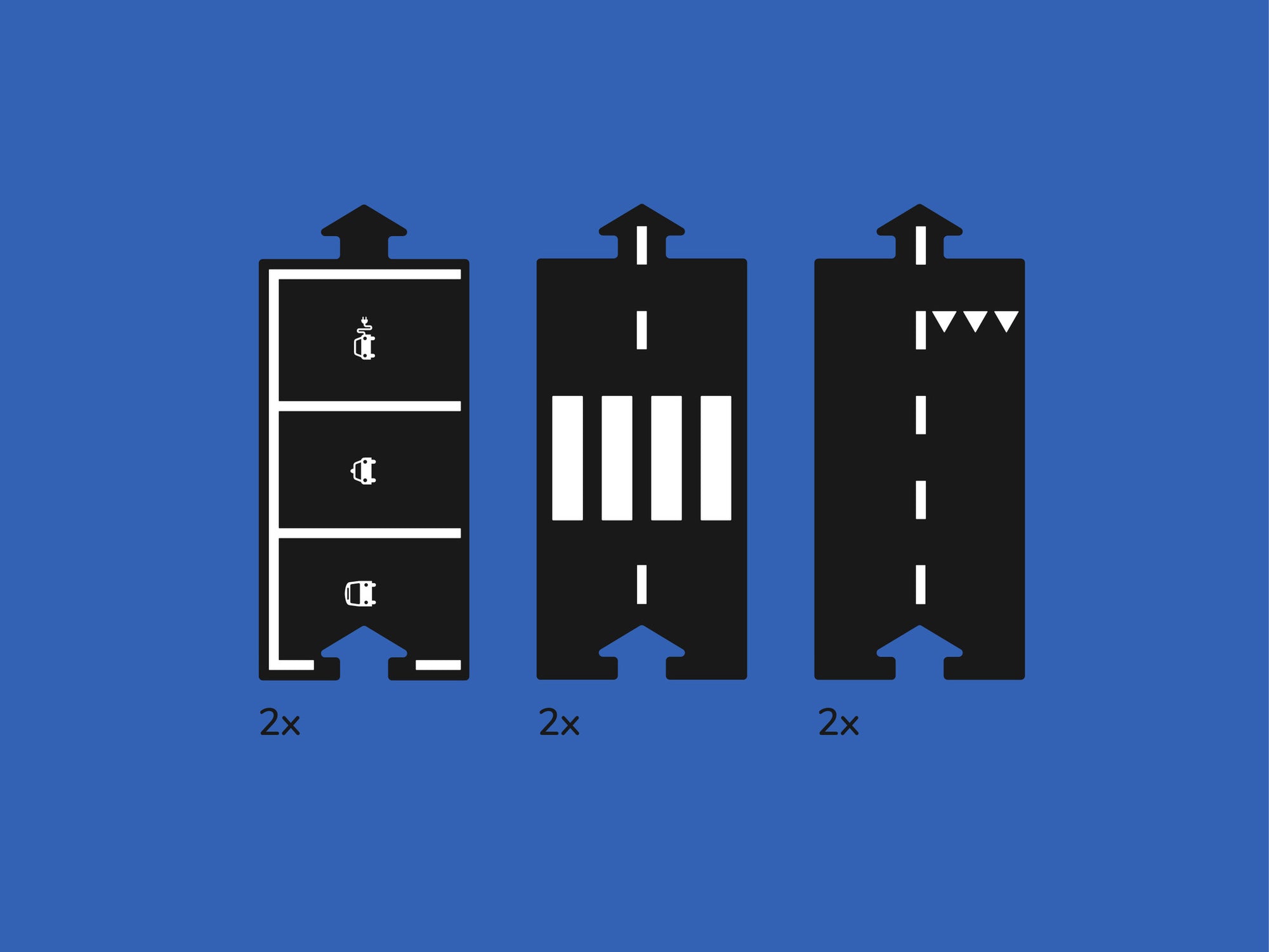 Way To Play - Long Straight Extension Set by Waytoplay - Learning Bugs UK