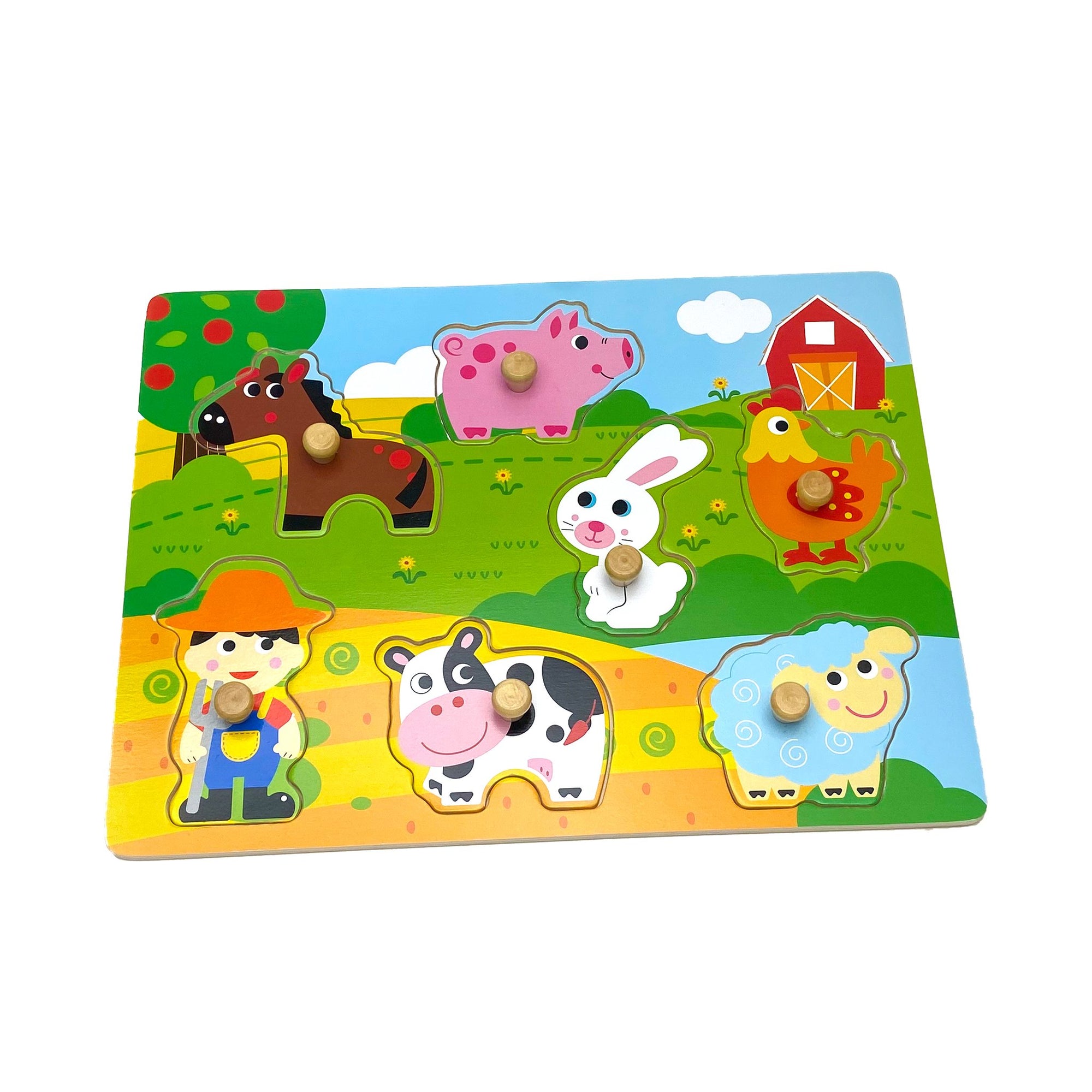 Wooden Sorting Game - Farm Animals by Magiagalaxy - Learning Bugs UK