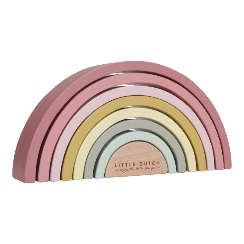 Little Dutch Stacking Rainbow - Pink by Little Dutch - Learning Bugs UK