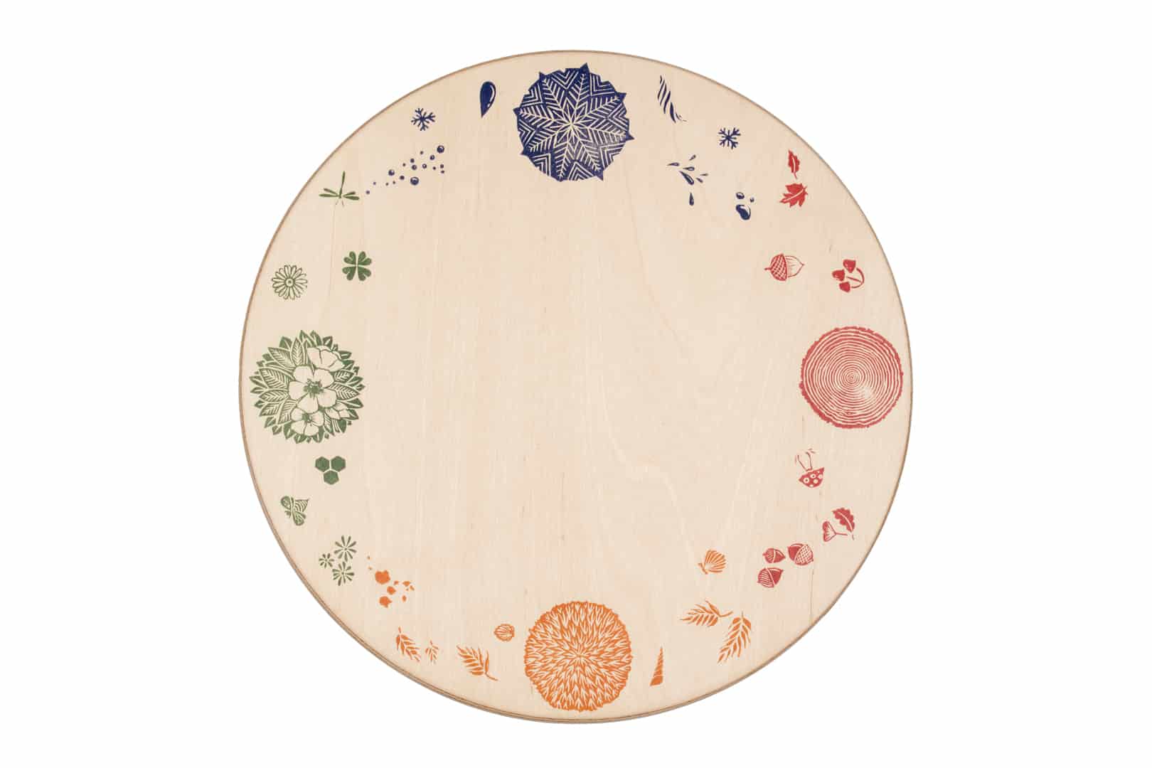 Grapat Platform 4 Seasons 4 Elements - Wooden Play Base by Grapat - Learning Bugs UK