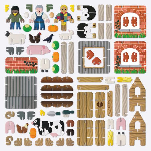 Playpress - Farmyard Eco-Friendly Playset by Playpress - Learning Bugs UK