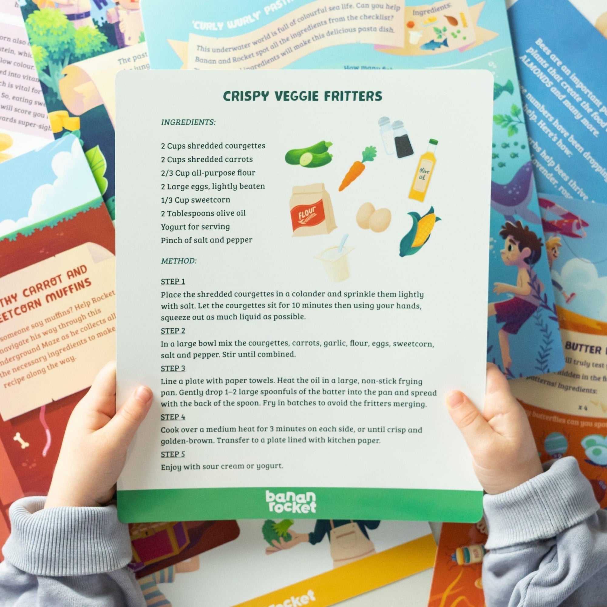 BananRocket Cooking Activity Cards by Bananrocket - Learning Bugs UK