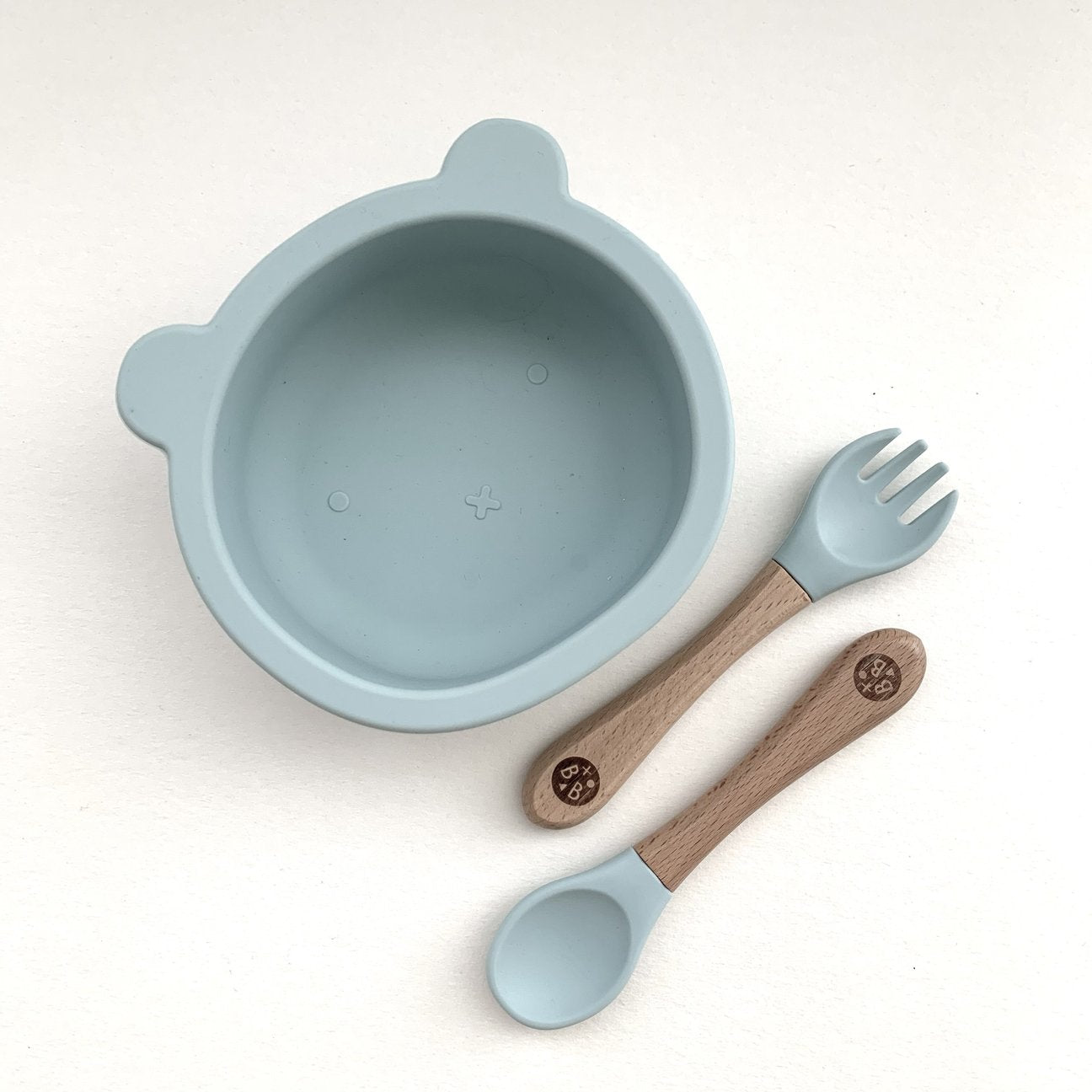 Cub Silicone Dinnertime Set by Blossom And Bear - Learning Bugs UK