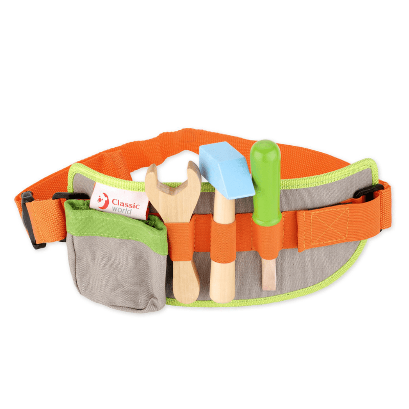 Classic World Tool Belt by Classic World Toys - Learning Bugs UK