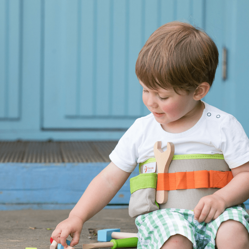 Classic World Tool Belt by Classic World Toys - Learning Bugs UK