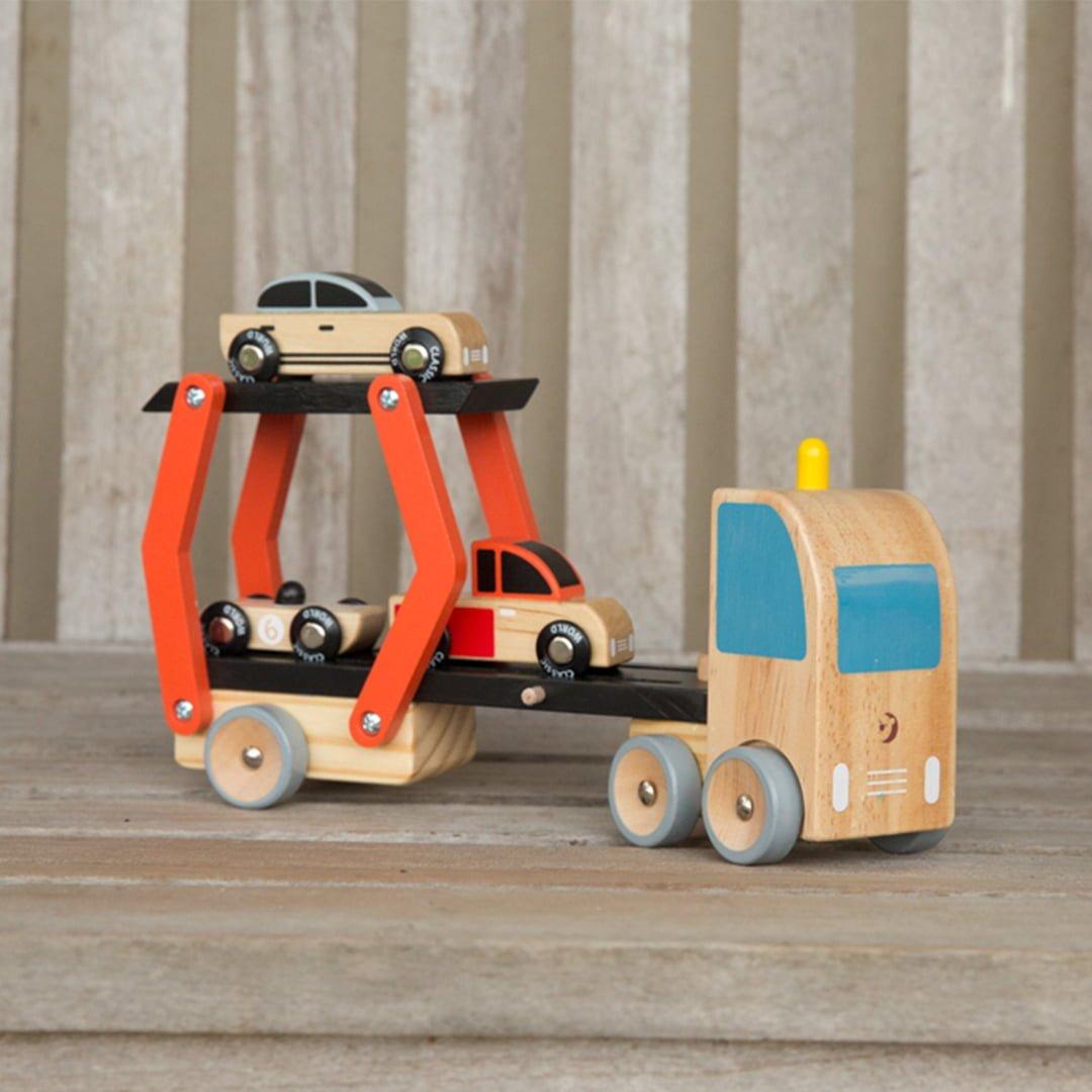 Classic World Car Transporter by Classic World Toys - Learning Bugs UK